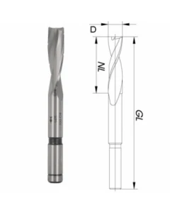 Langgatboor rechts 6mm - nr. 2106