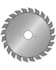 Tweedelige HM voorritszaag - 120 x 22 / Z12+12 FZ